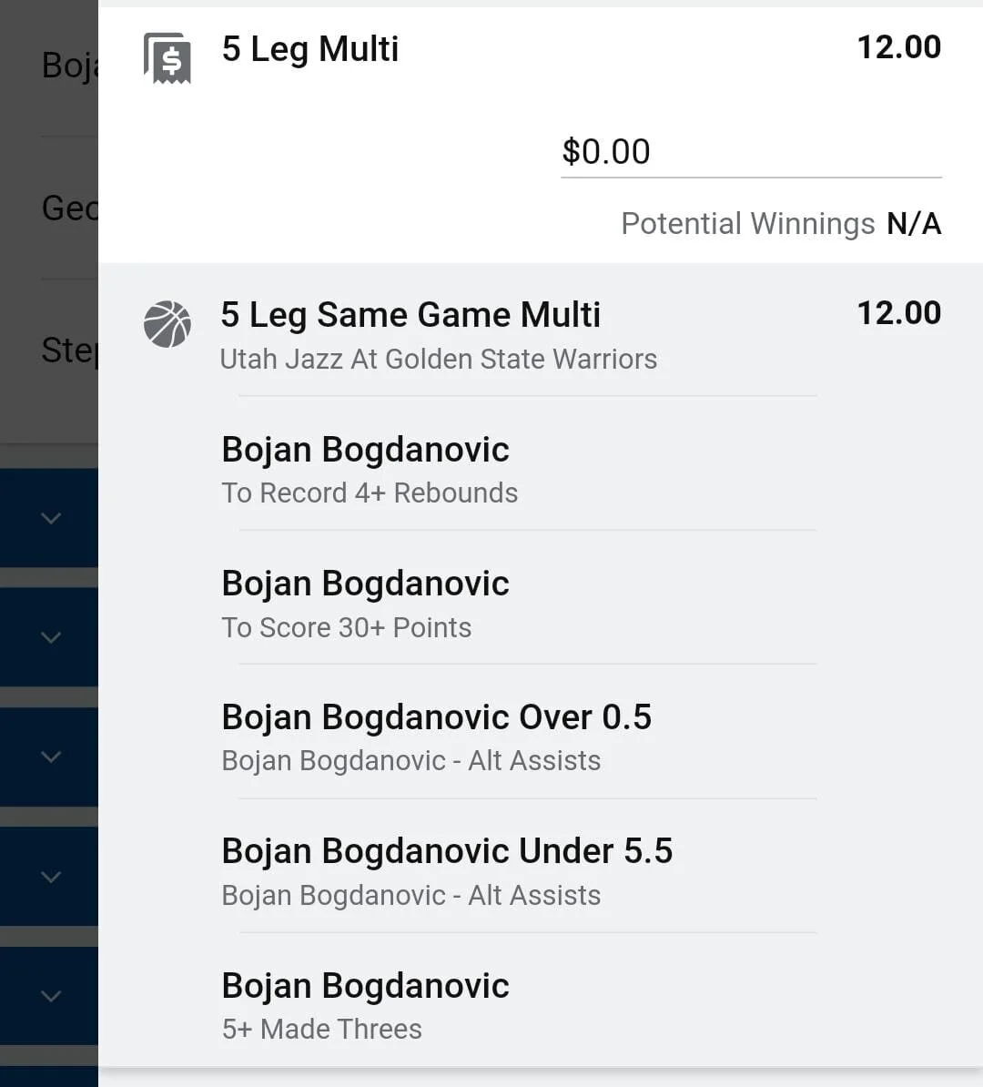 Utah Jazz Bojan 1.5 units. Take odds over $8