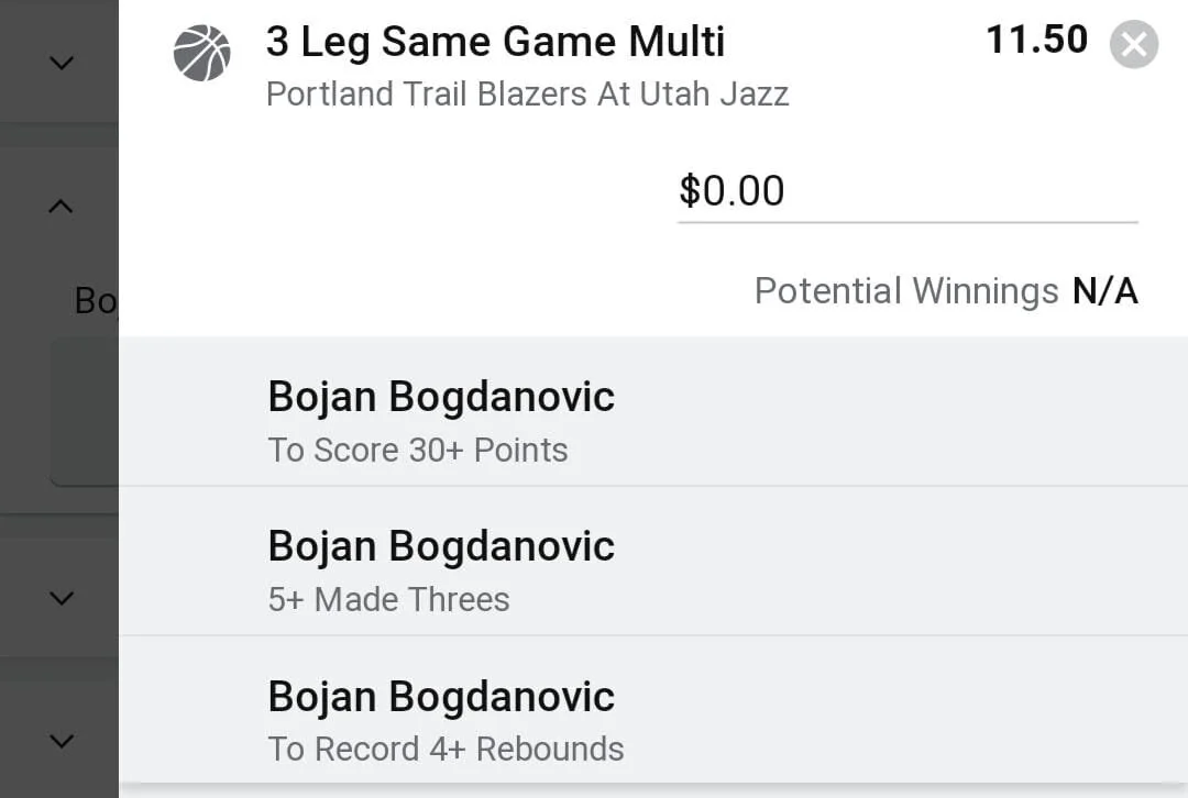 Bojan 1.5 units. Take odds over $8