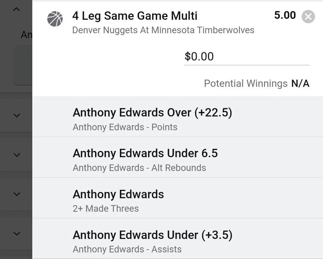 Edwards 2 units. Take odds over $4