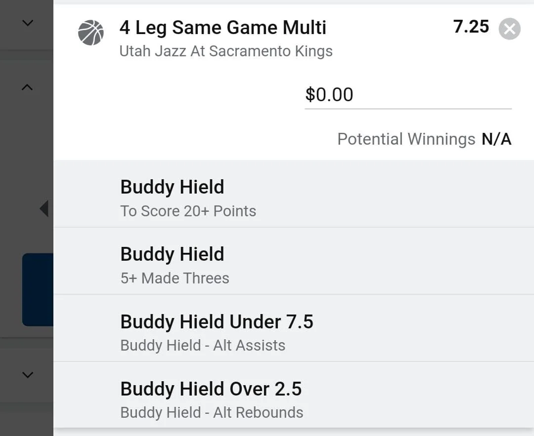 Buddy 1.5 units. Take odds over $5