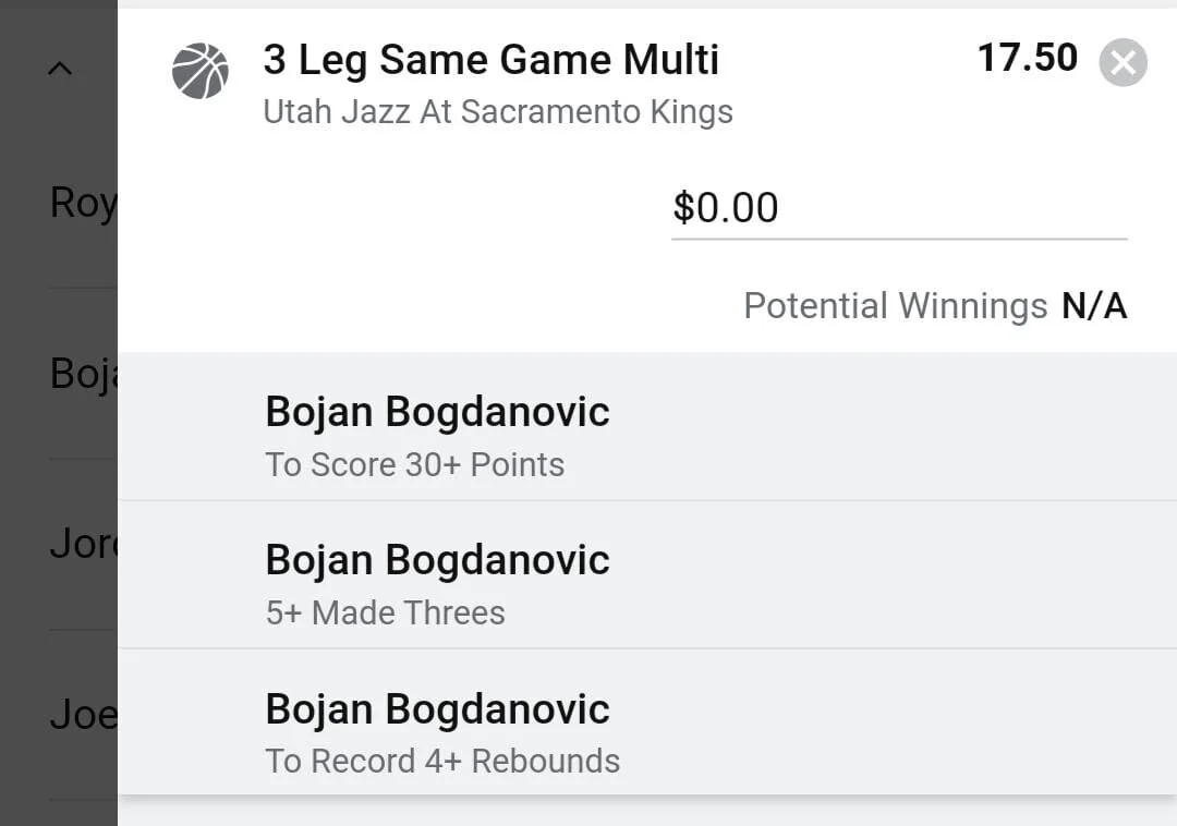 Utah Jazz Bojan 1 unit. Take odds over $10