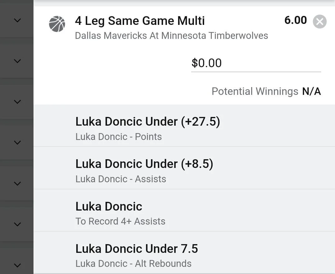 Luka Doncic 1.5 units. Take odds over $4.5