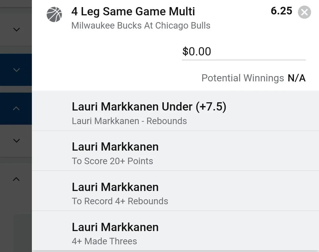 Lauri Markkanen 1.5 units. Take odds over $5
