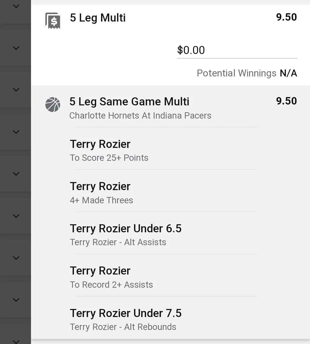 Terry 1.5 units. Take odds over $7
