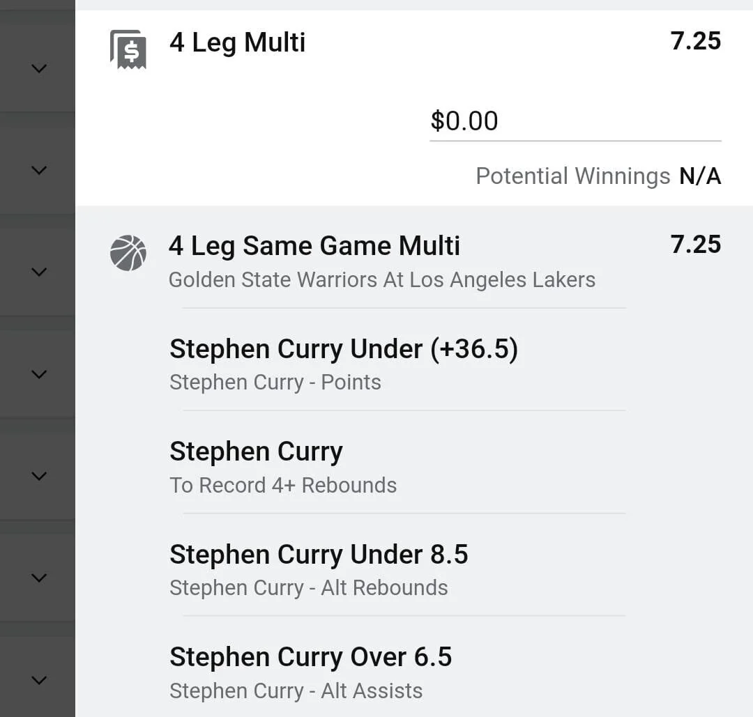 Steph Curry 1.5 units  take odds over $6