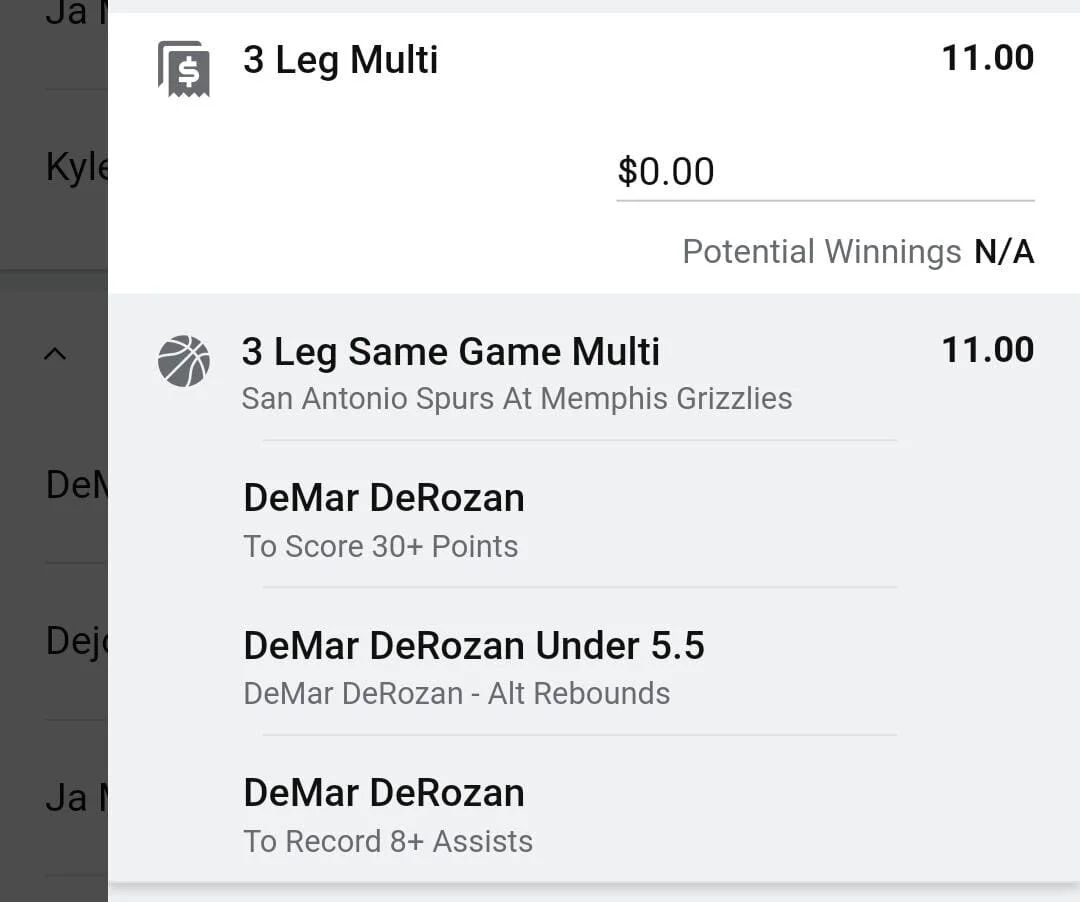 DeMar 1.5 units. Take odds over $8