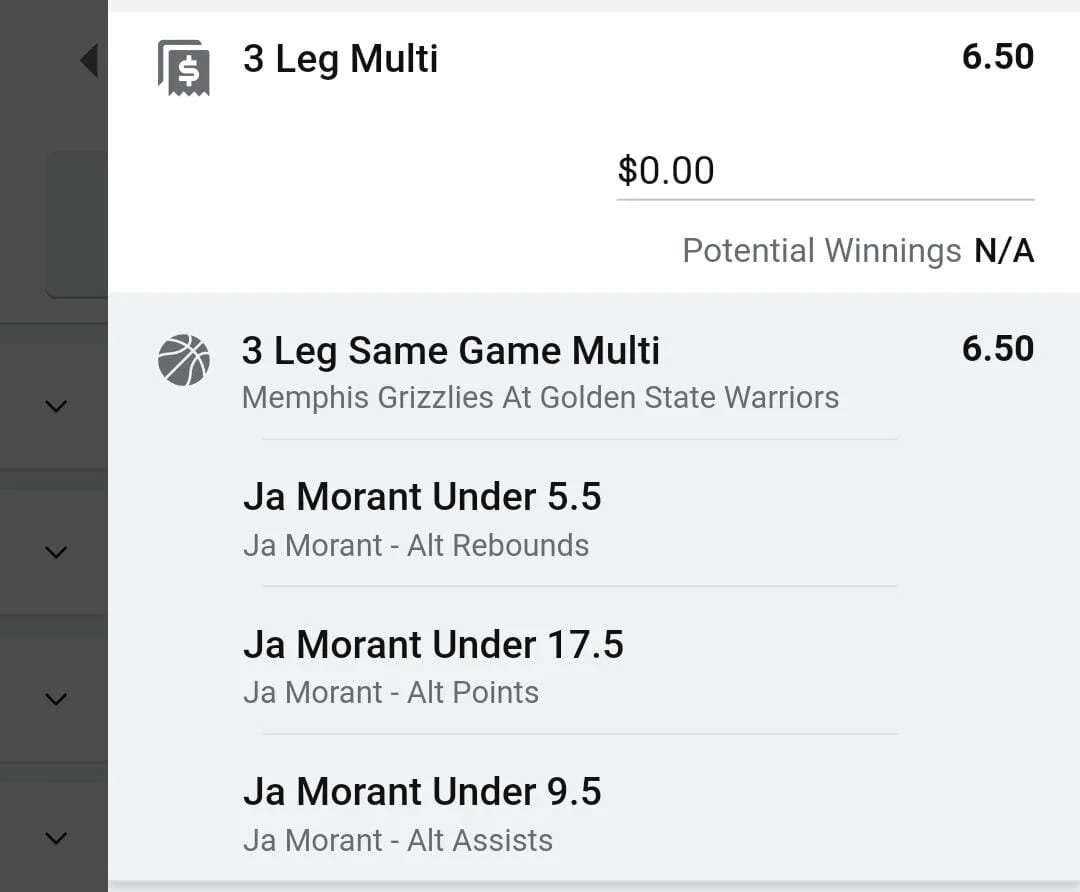 Ja Morant 1.5 units. Take odds over $5