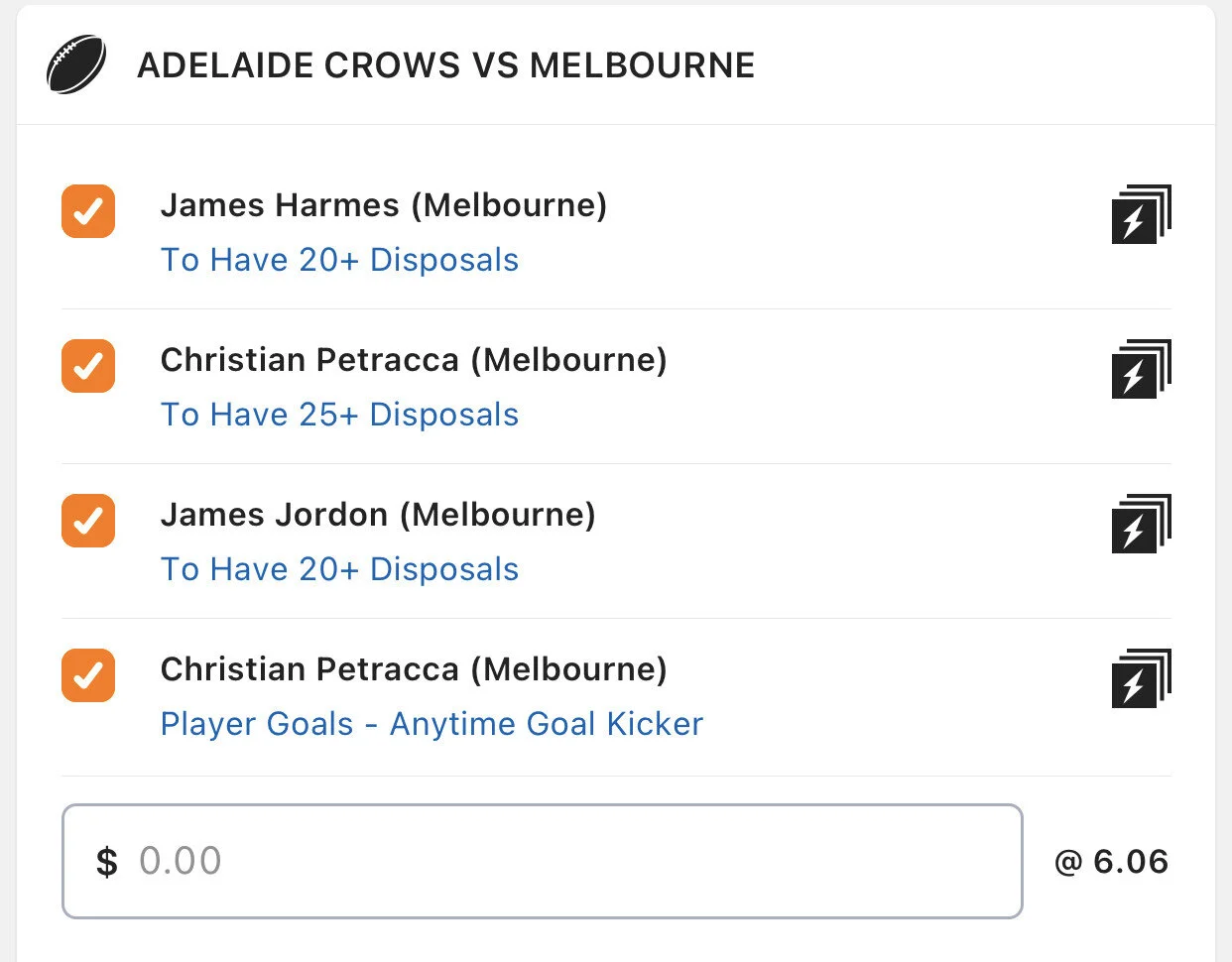 Dees SGM - Stake 1 Unit, Minimum Odds 5.2, Lads/Neds