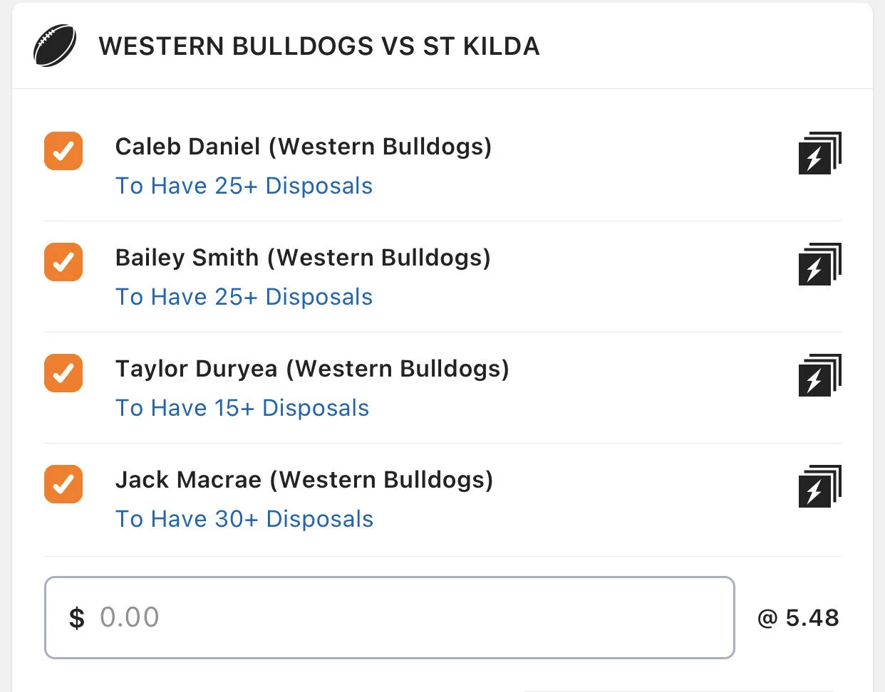 Dogs SGM - Stake 1 Unit, Minimum Odds 4.75, Lads/Neds