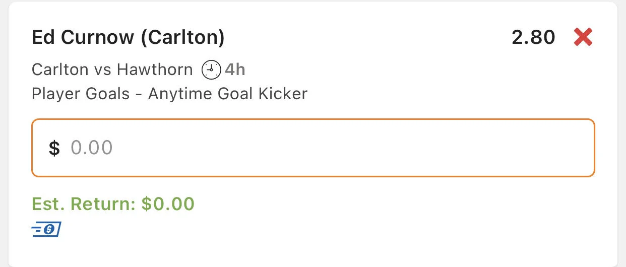 Ed Curnow - AGK, Stake 2 Units, Minimum Odds 2.4, Lads/Neds