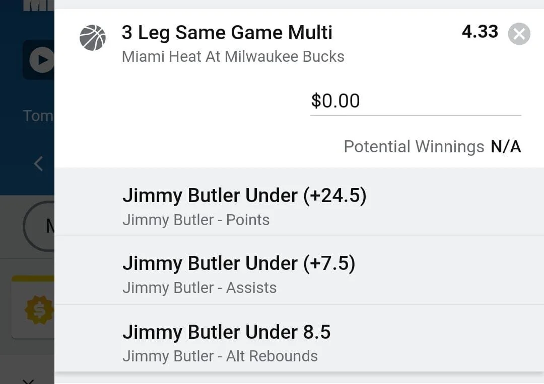 Jimmy has hit this line 48 games in his last 131 games played including 8 play off games out of 21 last season and 2 out of 5 vs the Bucks. Jimmy Butler was very on and off during the first 3 rounds of the play-offs last season. He was always very involved in games but not necessarily as the primary ball handler or point of attack. He let Bam, Dragic and Herro take on plenty of the shot creating duties at times including some in crunch time. This is how I see it playing out tomorrow.Jimmy Butler 2 units. Take odds over $3.