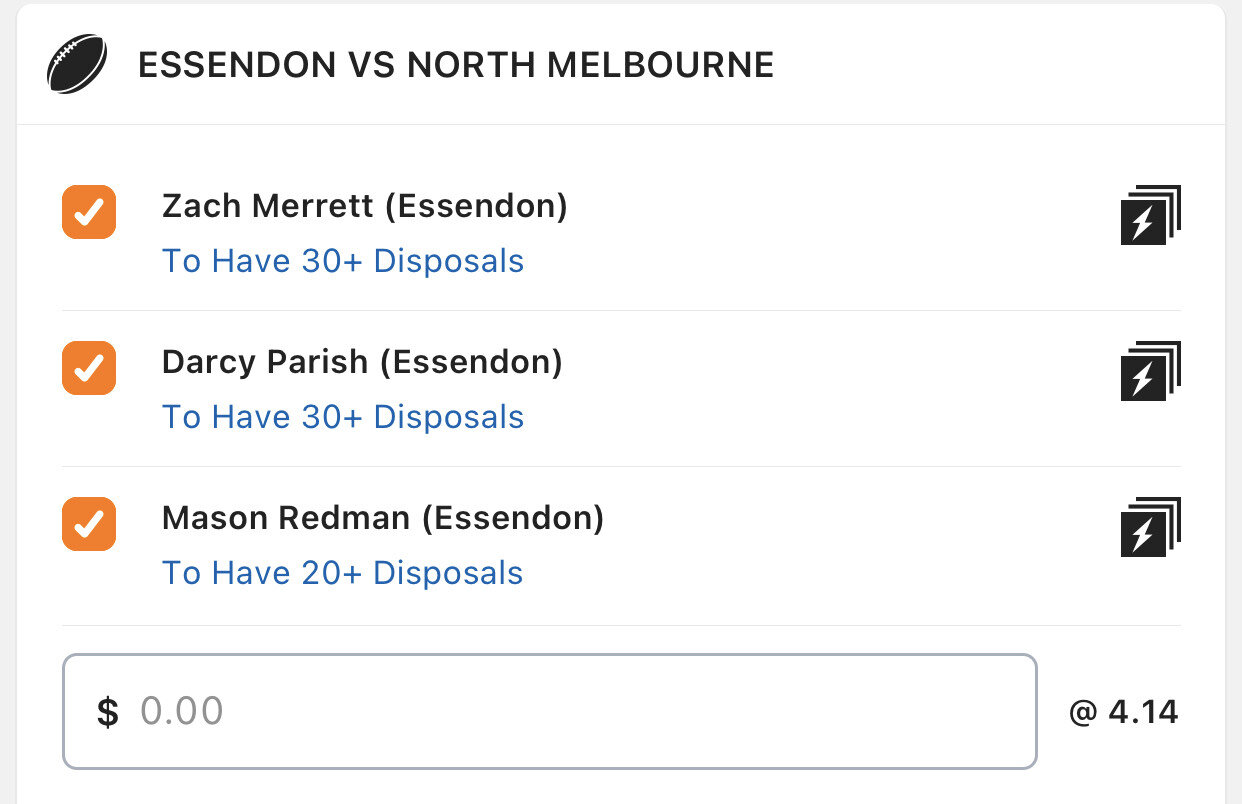 Dons SGM - Stake 1.5 Units, Minimum Odds 3.7, Lads/Neds.