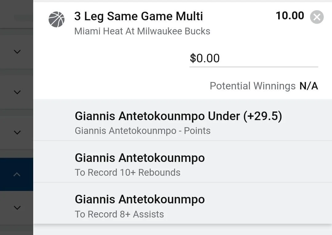 Giannis 1.5 units. Take odds over $7