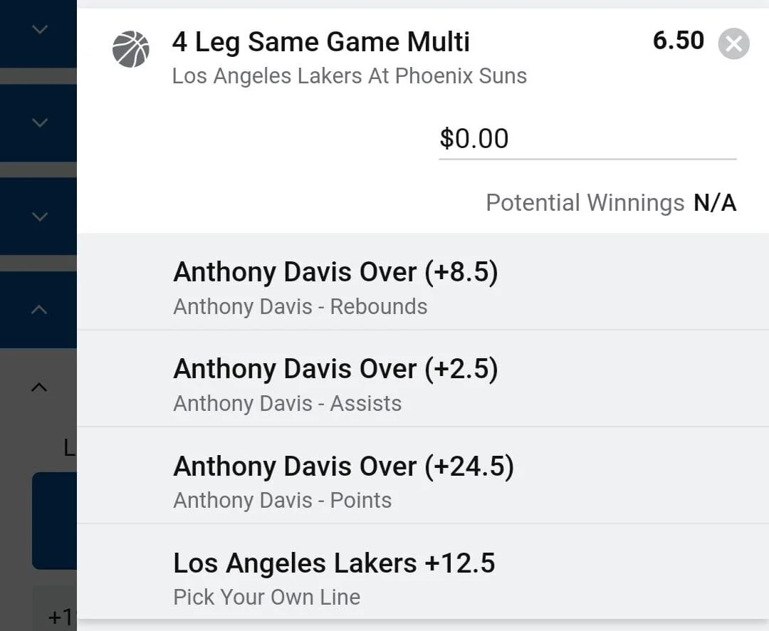 Anthony Davis 3 units. Take odds over $4.5