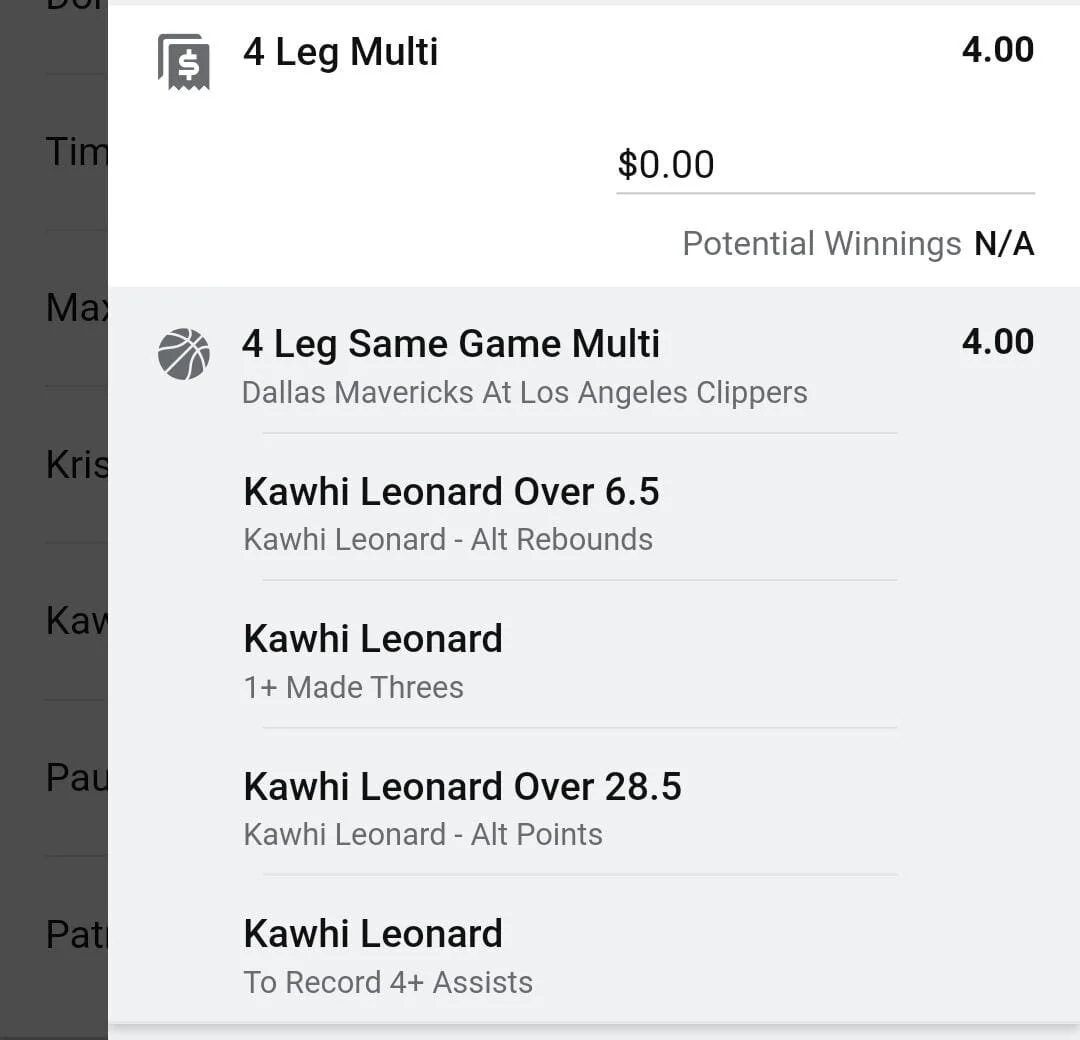 Kawhi 3 units. Take odds over $3