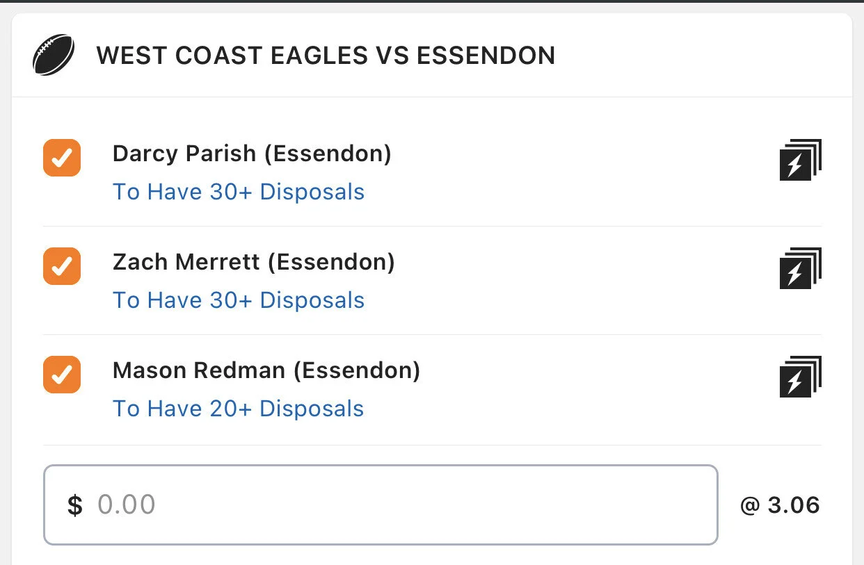 Bombers SGM - Stake 2.5 Units, Minimum Odds 2.6, Lads/Neds