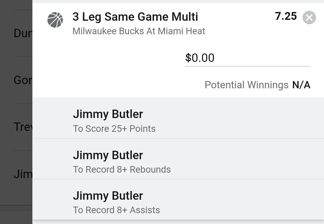 Jimmy Butler 1.5 units. Take odds over $5