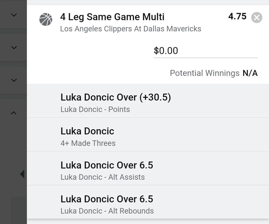 Luka Doncic 2 units. Take odds over $3