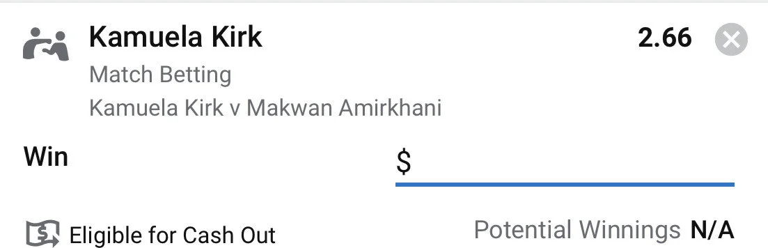 Kirk WIN - Stake 1.5 Units, Minimum Odds 2.45, Best Book - Sportsbet