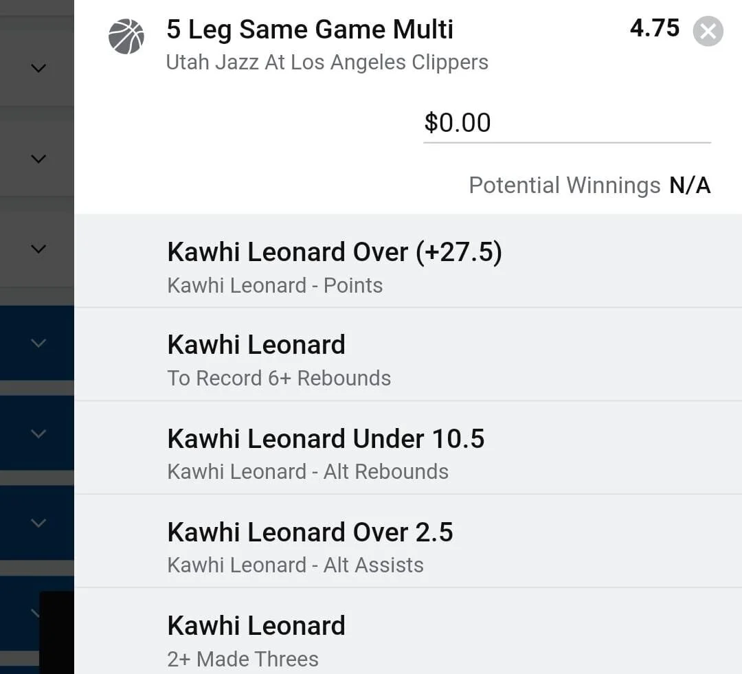 Kawhi 2 units. Take odds over $3