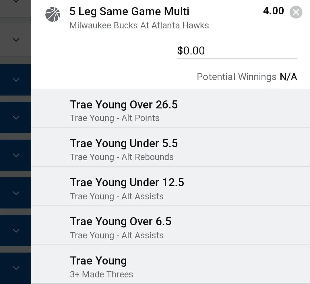 Trae Young 2 units. Take odds over $3. He's hit this line in 6 of 14 playoff games. He's averaging 29.4ppg 2.9rpg 9.9apg this post season. He had a below average performance last game, looking for a bounce back from Trae and a bounce back for us.