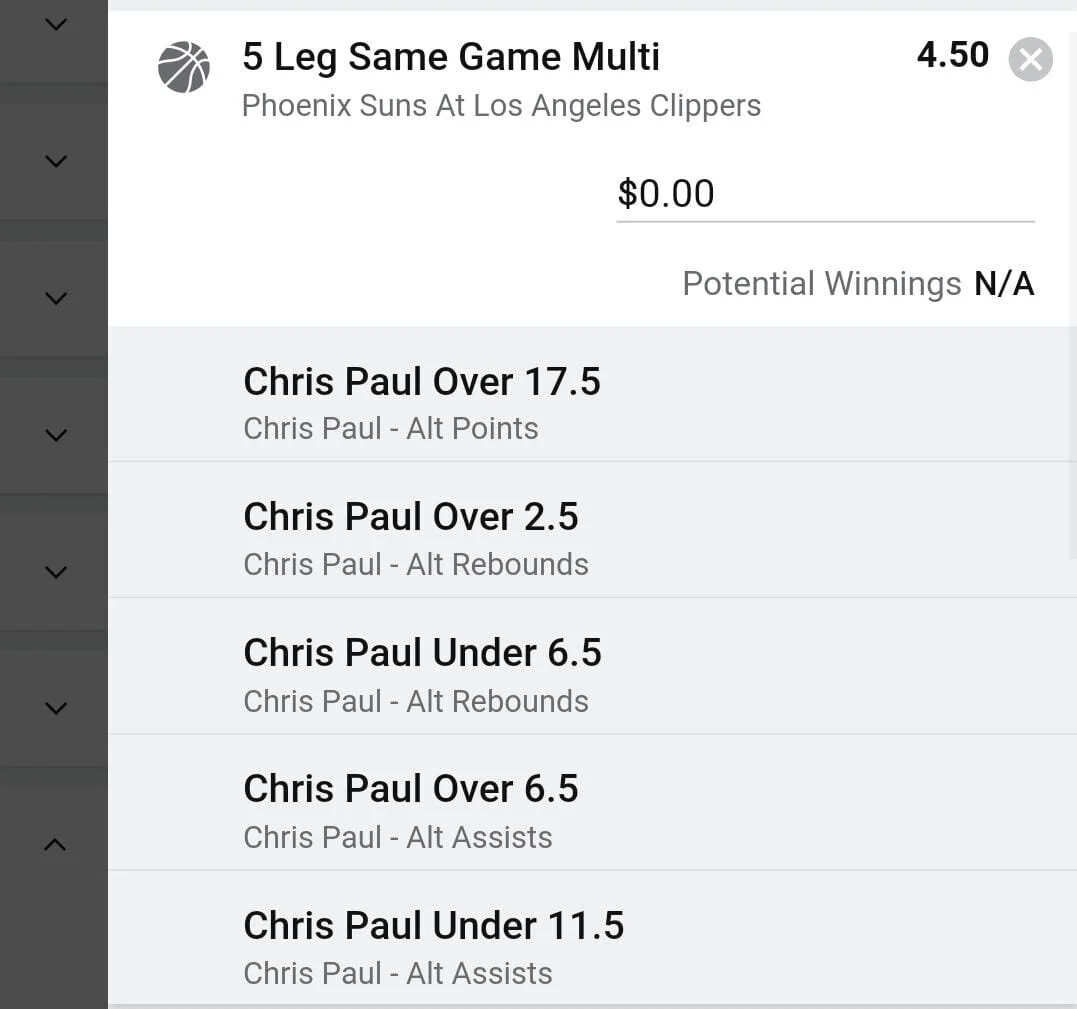Chris Paul 2 units. Take odds over $3