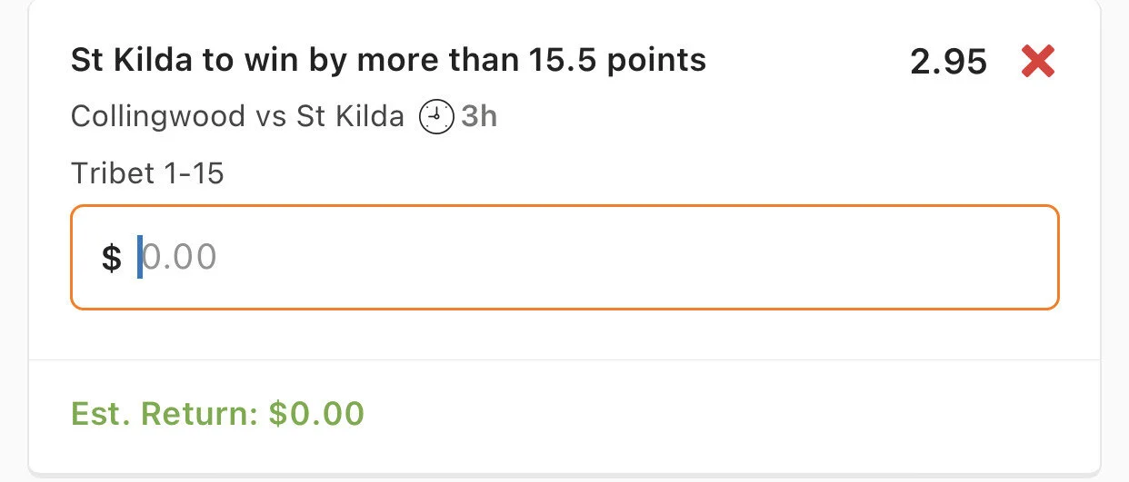 Saints WIn by more than 15.5 - Stake 2 Units, Minimum Odds 2.8, Best Book Lads/Neds