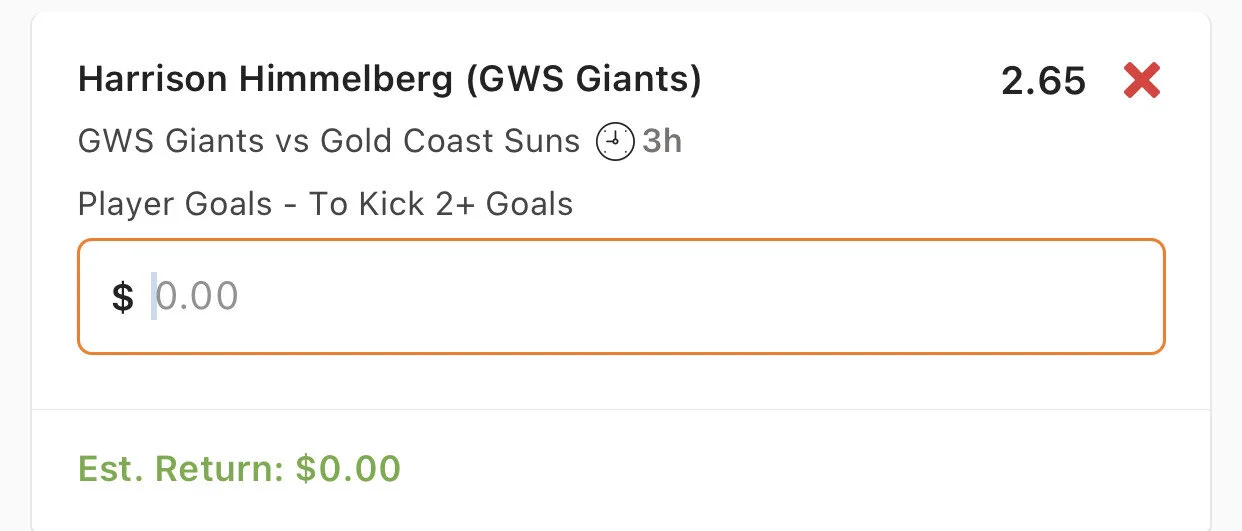 Himmelberg 2+ Goals - Stake 2 Units, Minimum Odds 2.35, Best Odds Lads/Neds