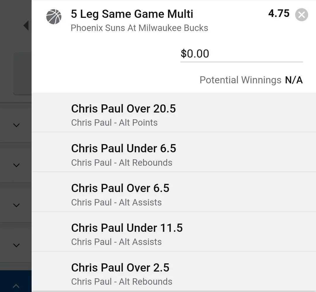 Chris Paul 2 units. Take odds over $3