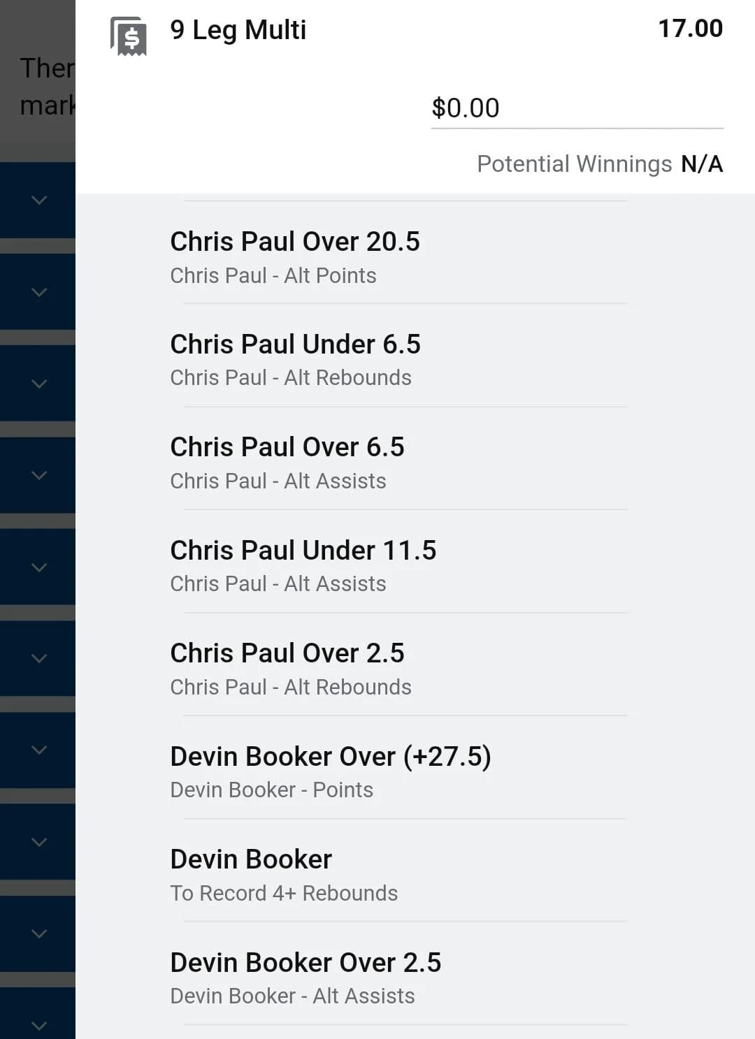 CP3 x Booker 1 unit. Take odds over $10