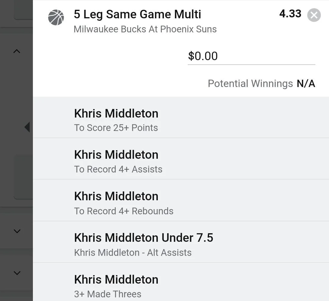 Middleton 2 units. Take odds over $3