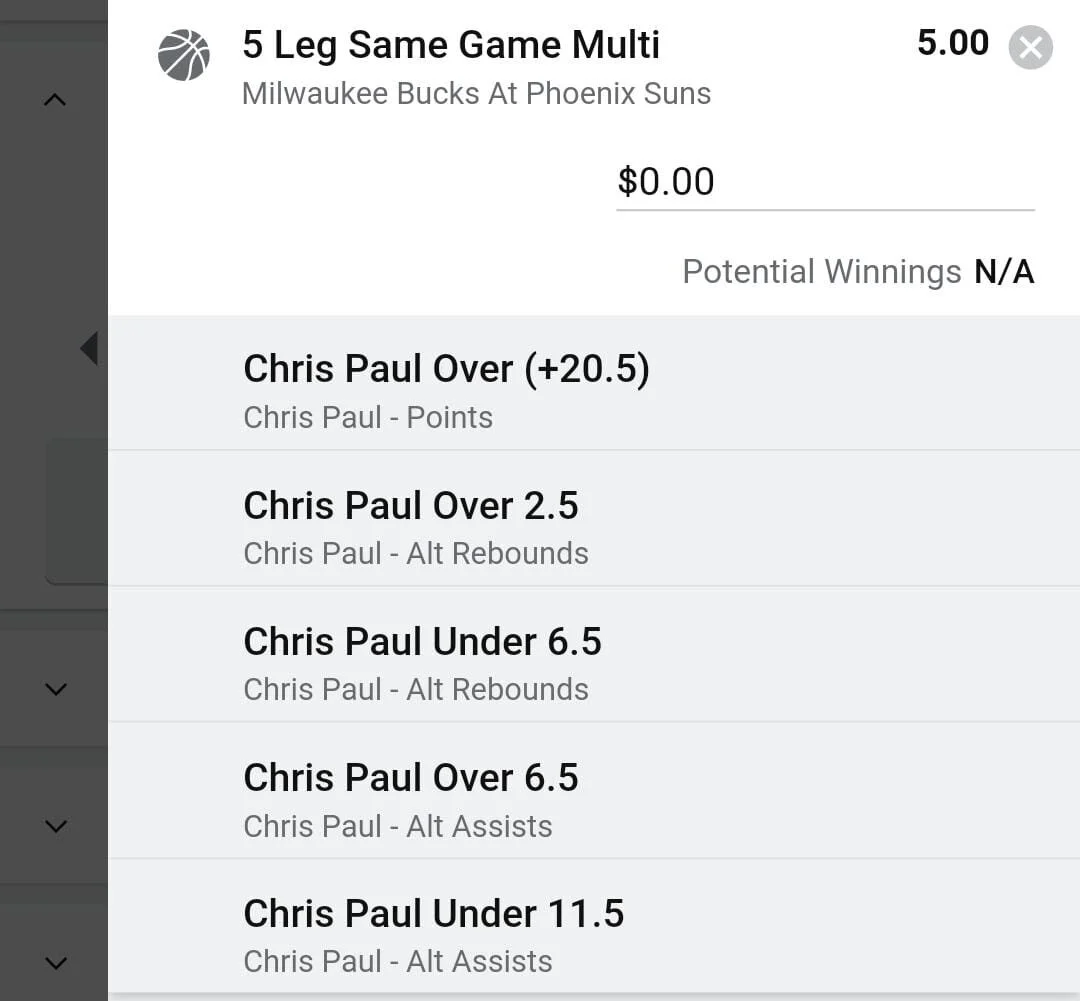 Chris Paul 2 units. Take odds over $4