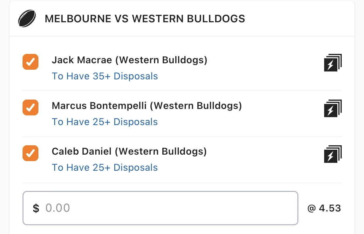 Dogs SGM - Stake 2 Units, Minimum odds 4, Best Book Lads/Neds