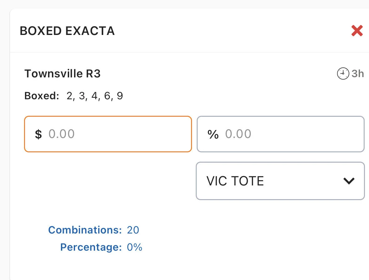 Race 3 - Exacta - Stake 1.5 Units, Best Book ANY