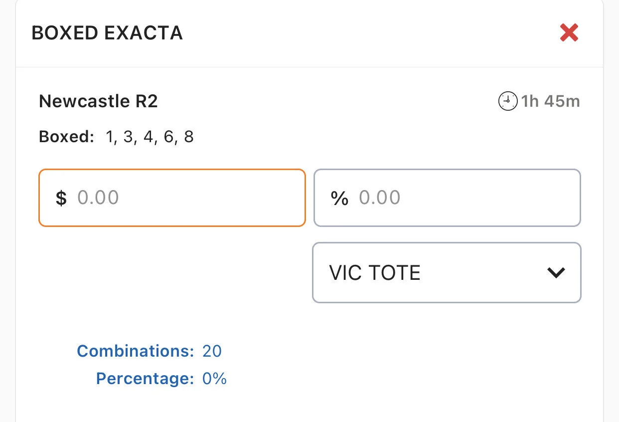 Race 2 - Exacta - Stake 1.5 Units, Best Book ANY