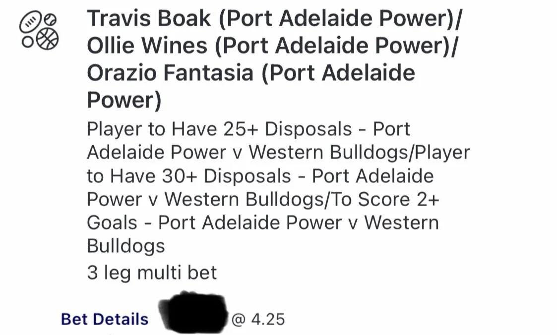 Port SGM - Stake 2 Units - Minimum Odds 3.6- Best Book Topsport