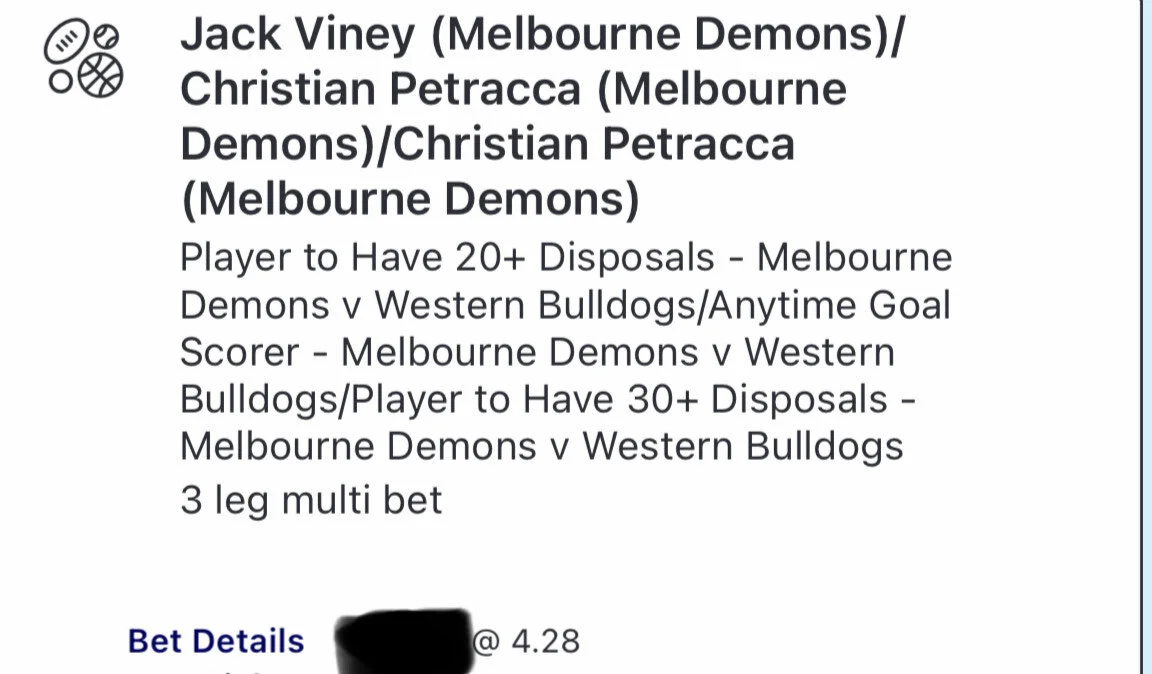 Demons SGM - Stake 2 Units - Minimum Odds 3.8 - Best Book TopSport
