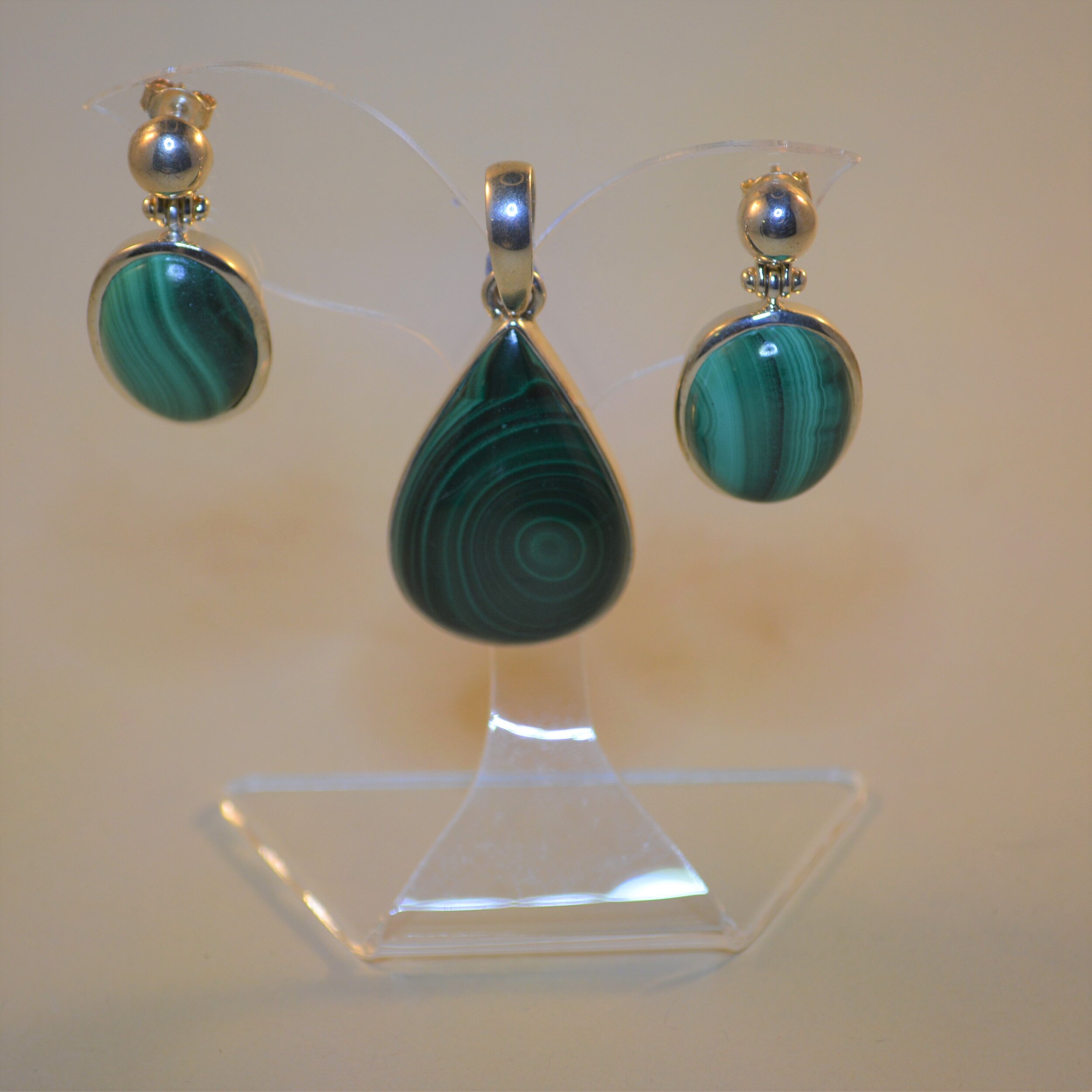 Malachite &amp; Chrysophrase, Green  and Black Onyx