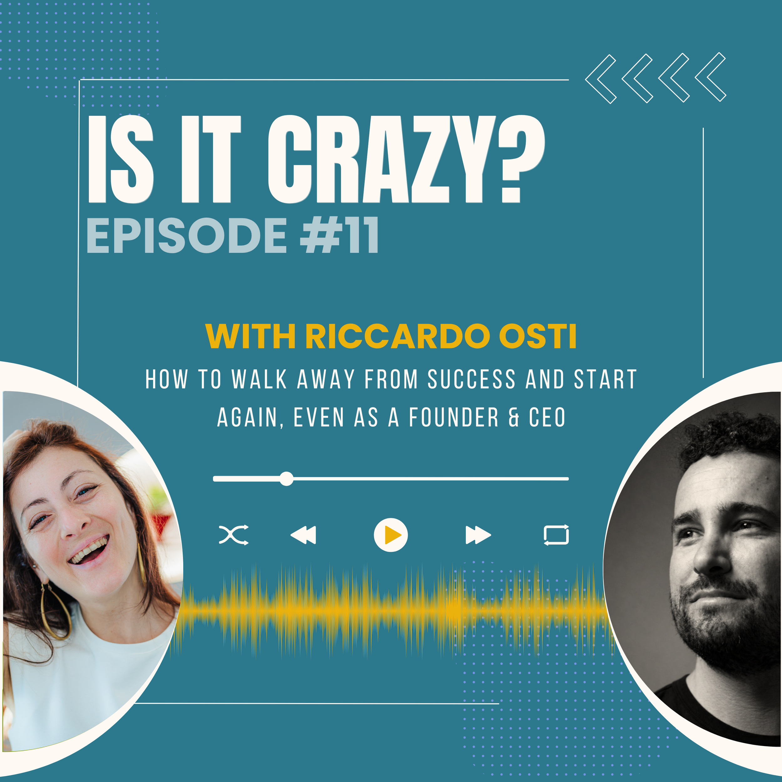 Riccardo Osti spent 11 years as founder and CEO of Wonderflow, building AI before the world called it that, raising over 25 million and serving fifty of the Fortune 500. 
Then he walked away at the top, took nine months off with his kids, and started