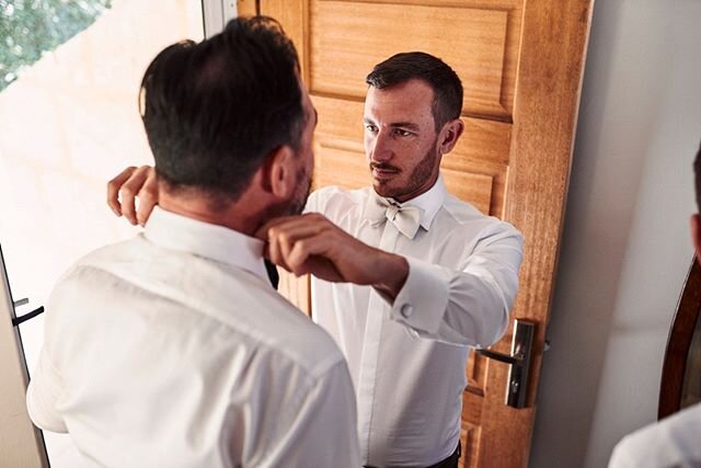 How many groomsmen does it take to tie a tie?⁠
⁠
We have been working on our blog and our first post is up! ⁠
⁠
We have put together a guide on preparing yourself for some awkward and unexpected moments on your wedding day, like ensuring someone can 