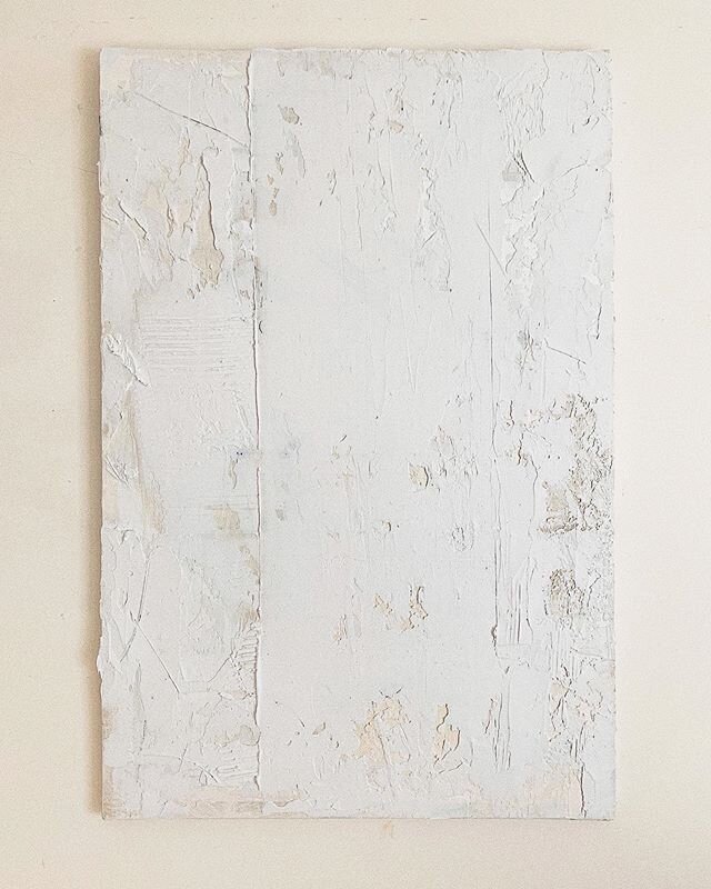 Playing with texture with this piece, 24&rdquo;x36&rdquo; a mix of plaster and paint both acrylic and house. I enjoyed trying to create composition with texture - reminded me a little of how I enjoy writing music and using textures to write score.