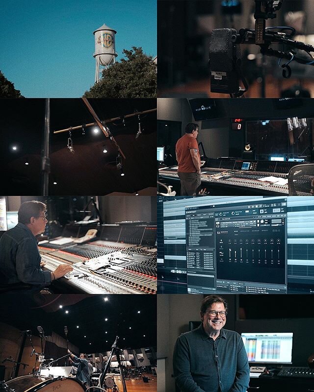 Some frames of a film I shot at the Warner Brothers Studios Eastwood Scoring Stage with the legendary film music engineer Alan Meyerson. The video was for the ad campaign for @AudioOllie featuring their flagship percussion sample library LA Modern Pe