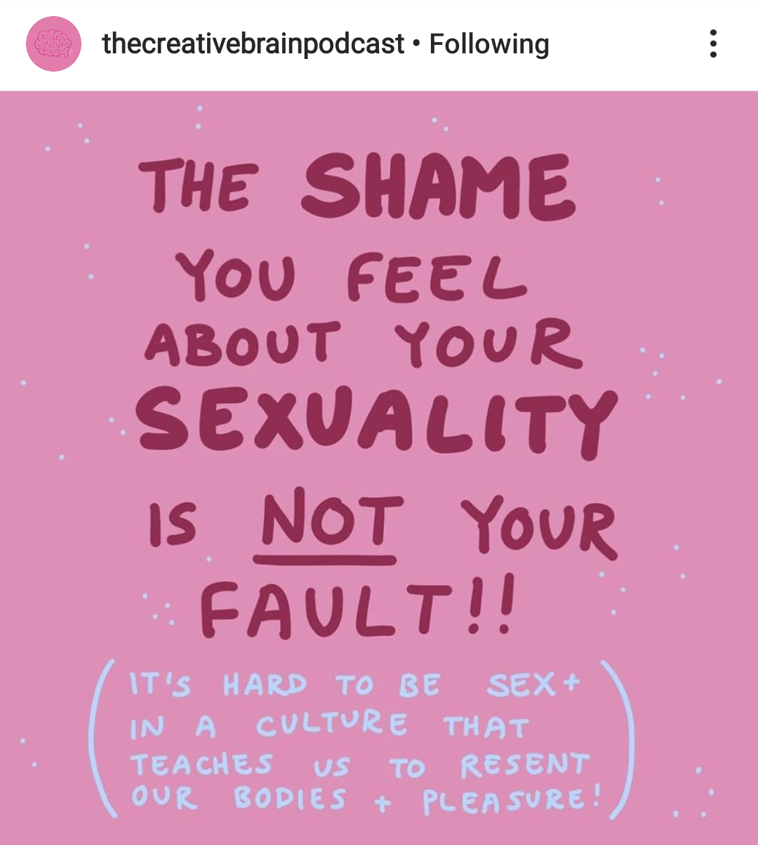 Creative Brain Podcast, on Sexual Shame &amp; Mindful Sex