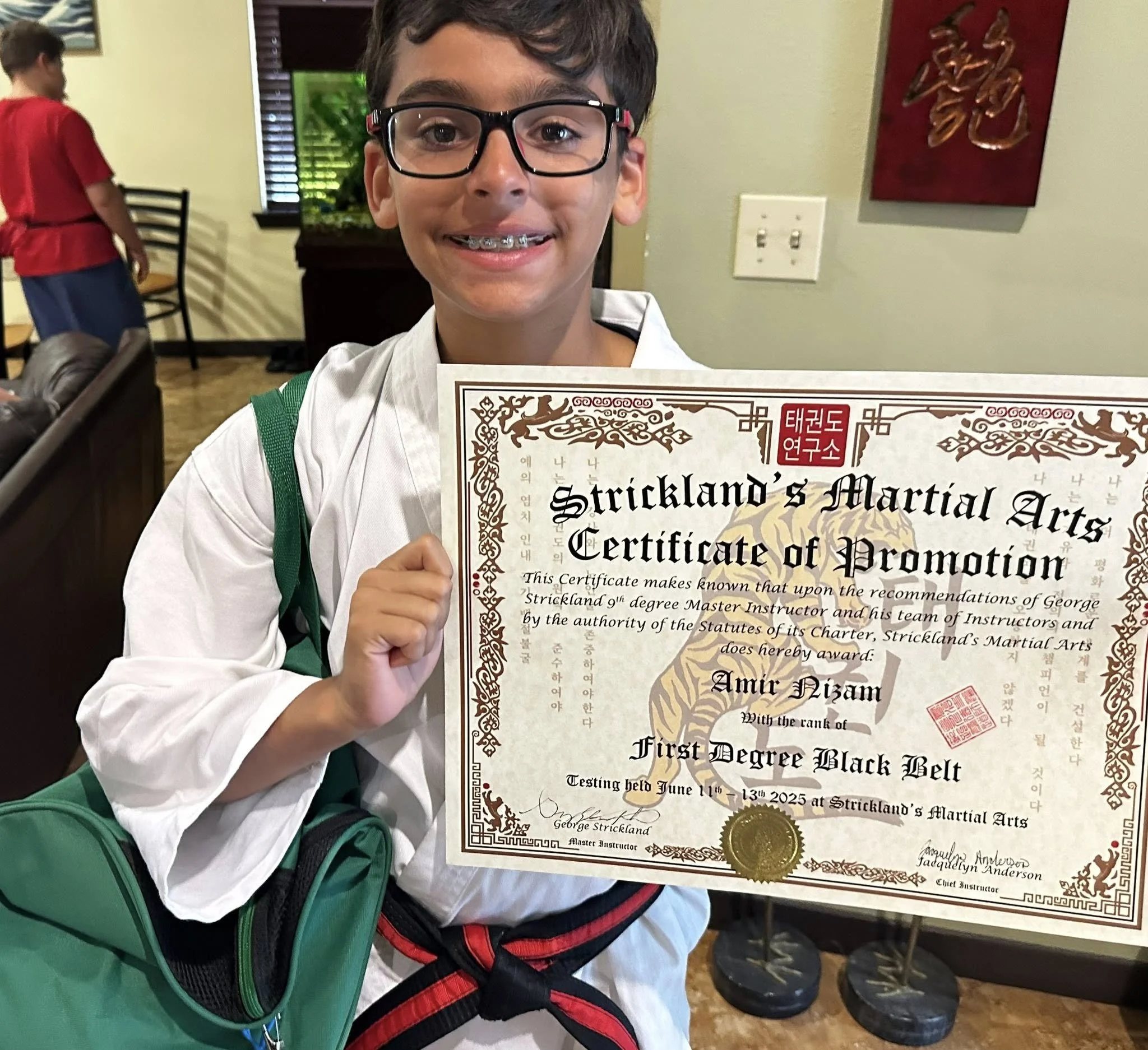How a Black Belt Looks on a College Resume