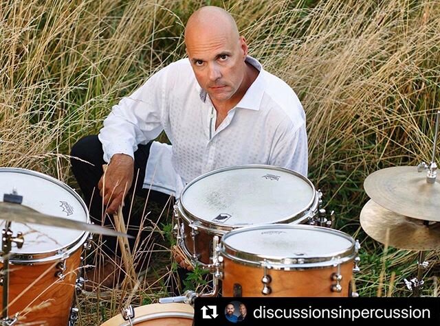 I met Steve at a @PASIC conference a few years ago, and have reconvened with him at a few more. Glad we got to catch up. He's always full of wisdom and delivers it in a very kind way! Check this week's @discussionsinpercussion #percussion #podcast ep