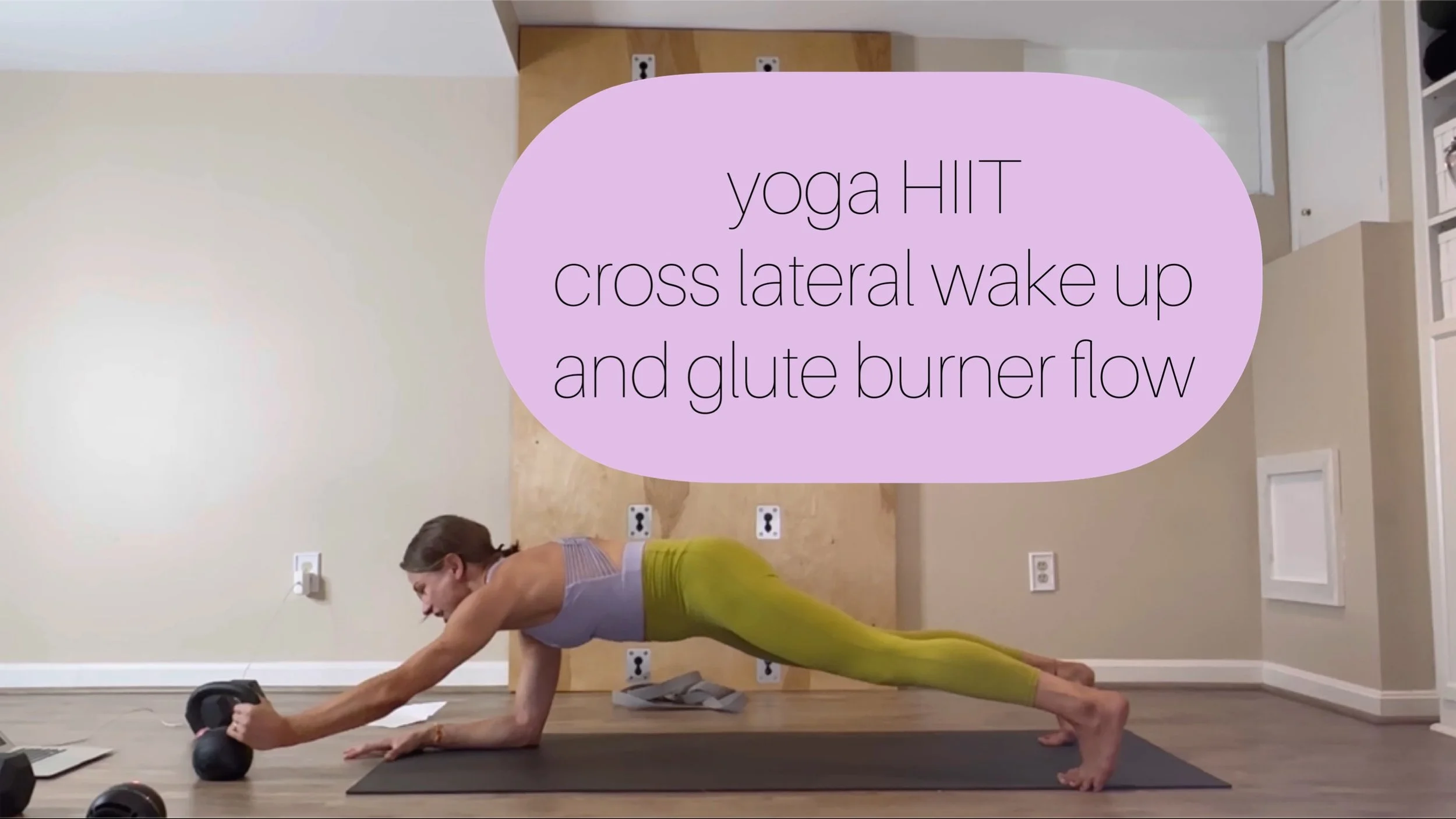 Cross Lateral Wake Up and Glute Burner Flow