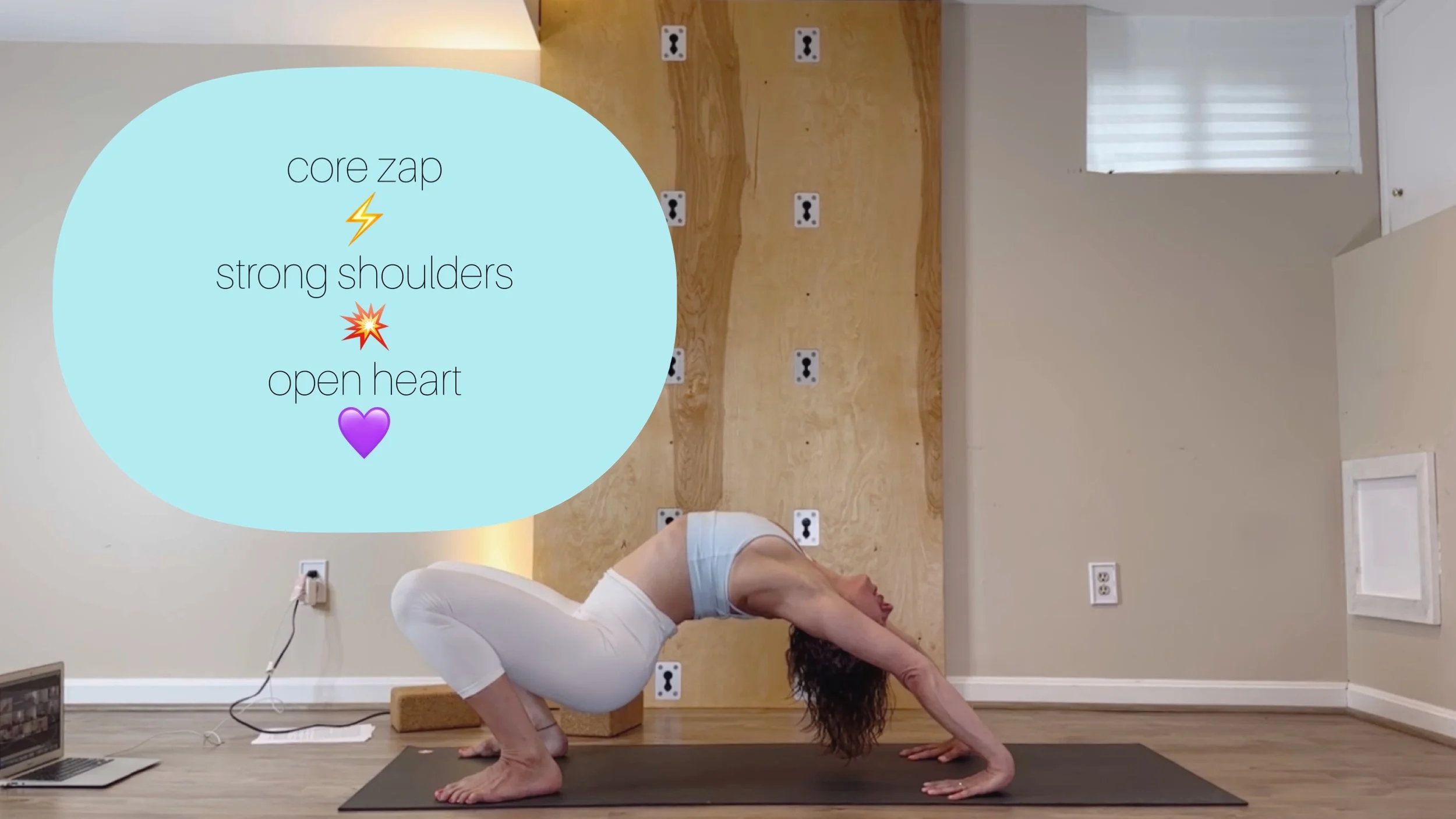 Core Zap, Strong shoulders, and open heart Flow