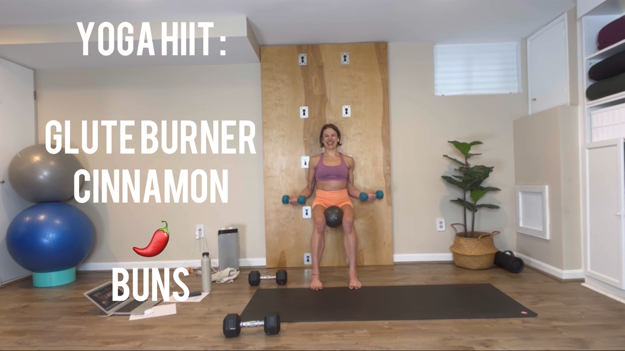 Cinnamon Buns!  GLUTE burner 