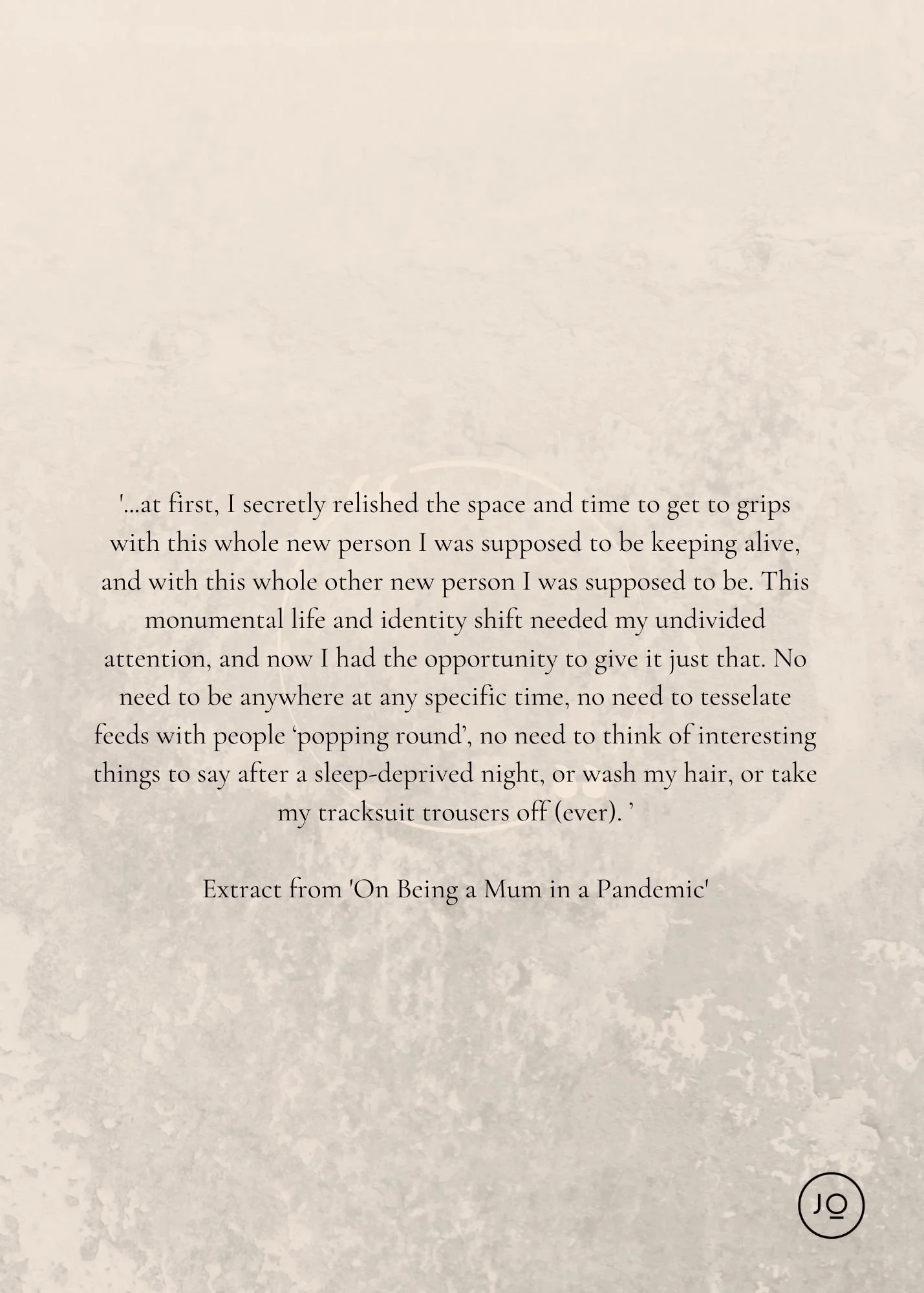 On Being a Mum in a Pandemic