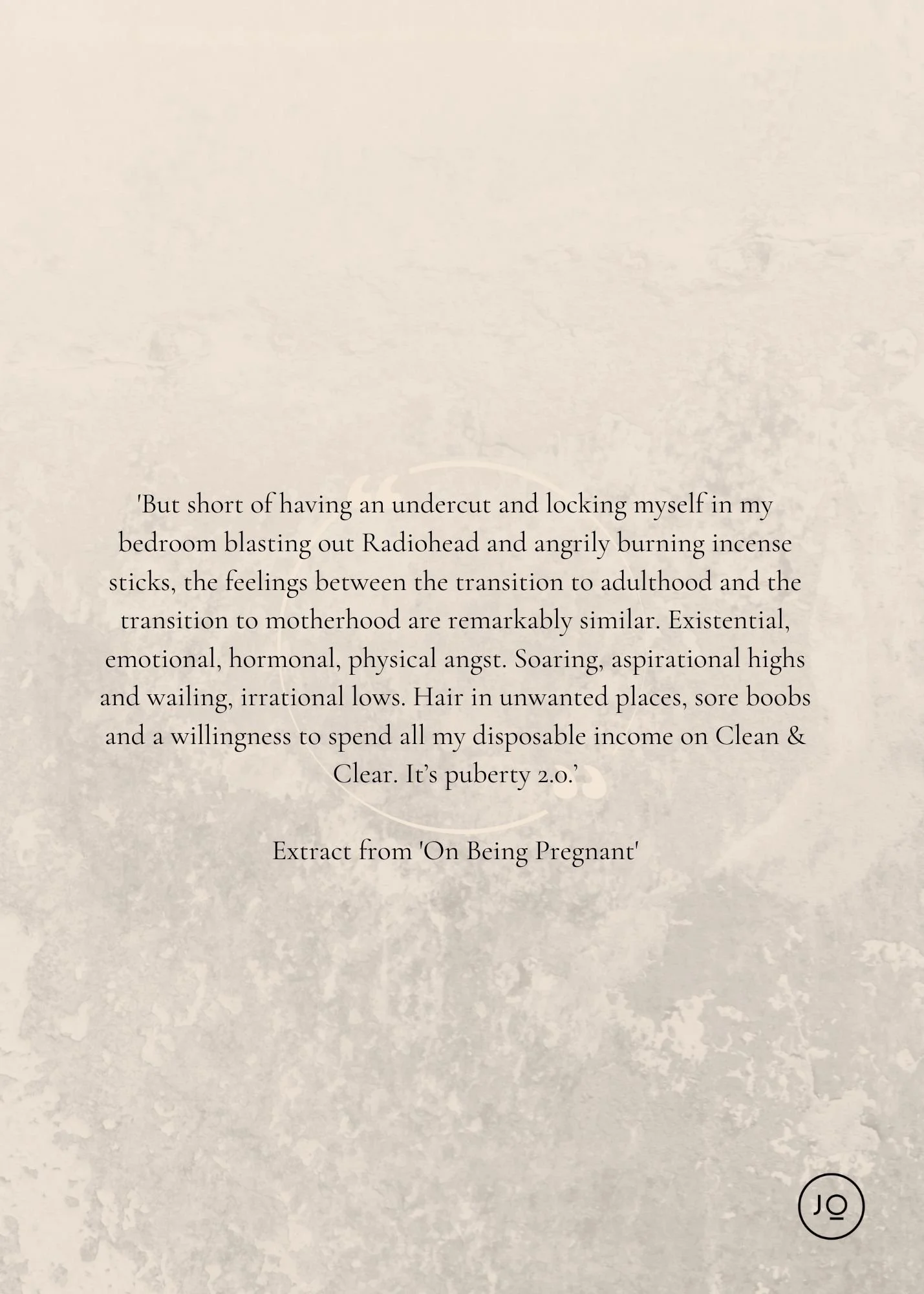 On Being Pregnant